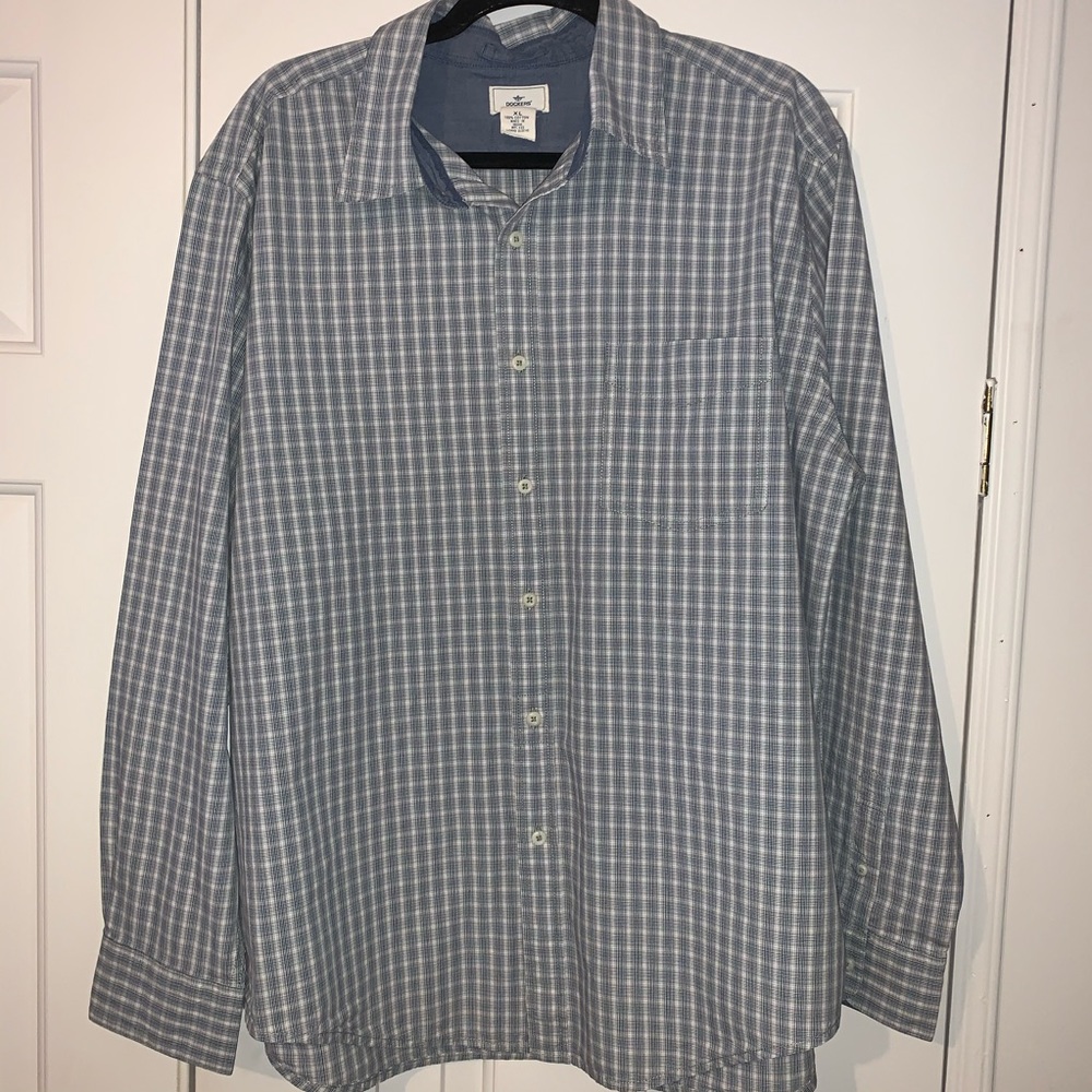 EUC Dockers Long Sleeve Button Down Shirts Size XL